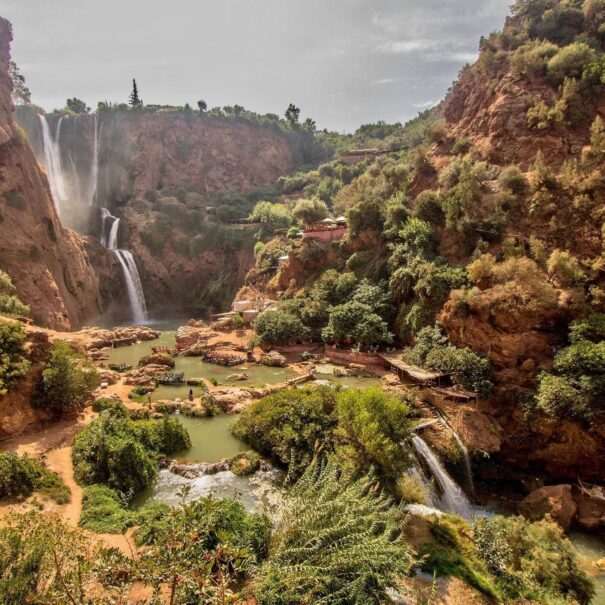 Tagesausflug zu den Ouzoud-Wasserfällen von Marrakesch aus
